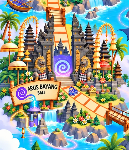 Balinese gateways and purple portal